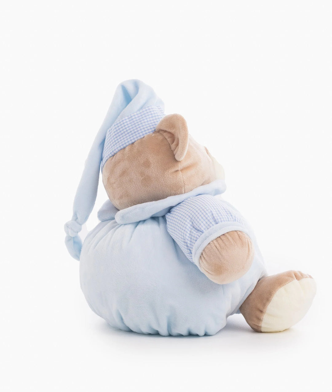 Round Teddy Bear 30cm - Blue