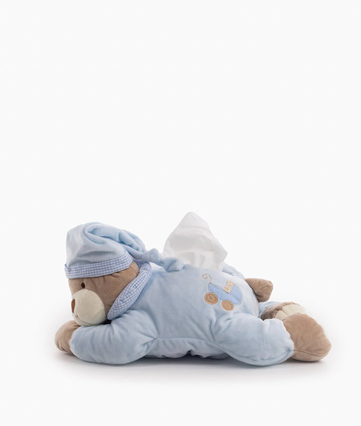 Bear Tissue Holder - Blue