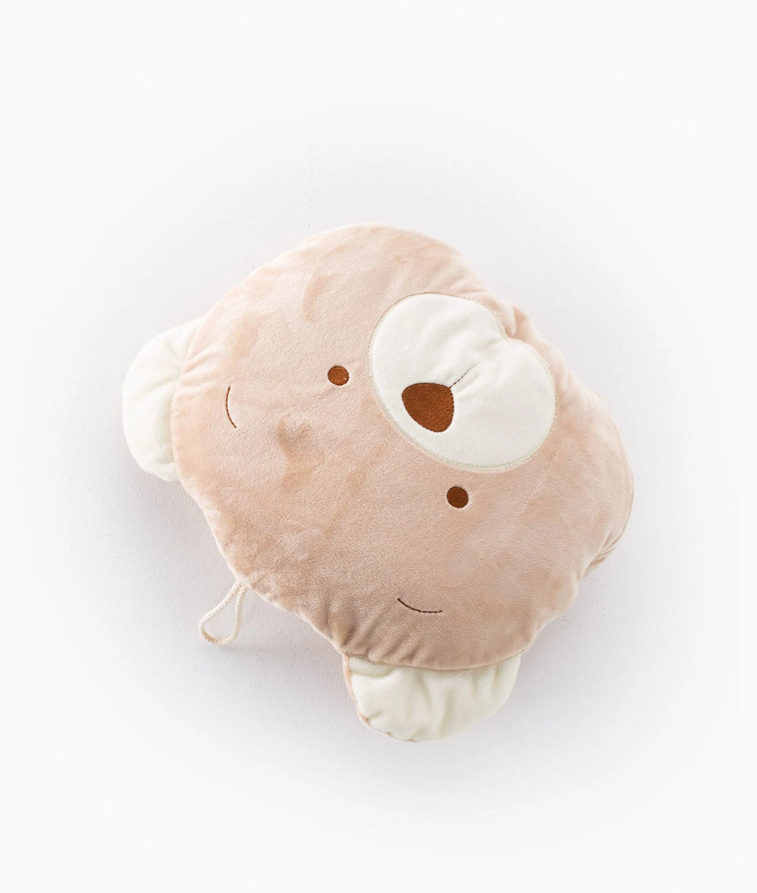 Bear Pillow With Blanket - Beige